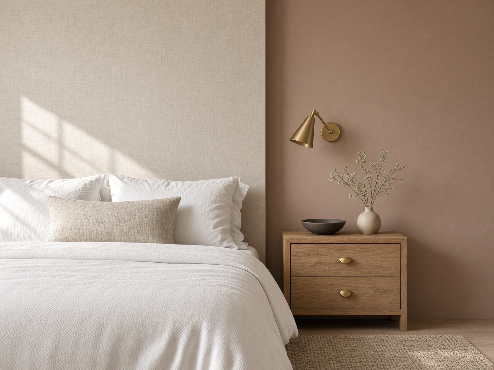Quiet bedroom wall